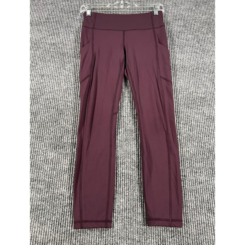 Lululemon Leggings Womens 4 Purple Workout Activewear Casual Gym Run Yoga